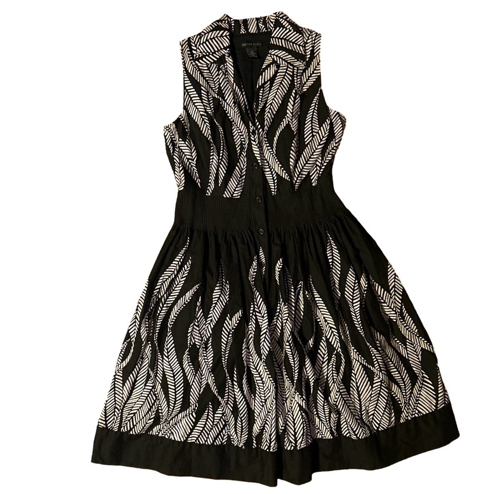 Madison Studio Black and White Sleeveless Dress size 10